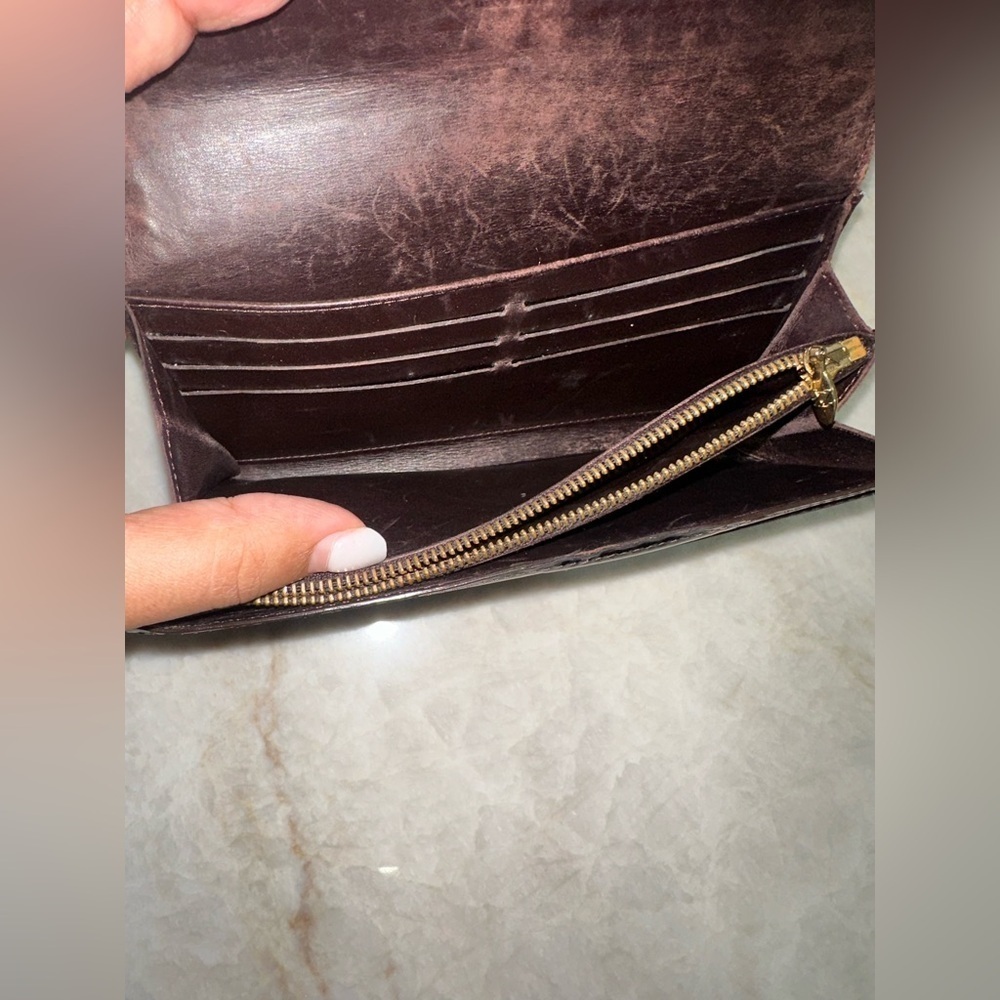 Louis Vuitton Monogram Vernis Porte Feuille Sarah Long Bifold Wallet - Picture 11 of 15